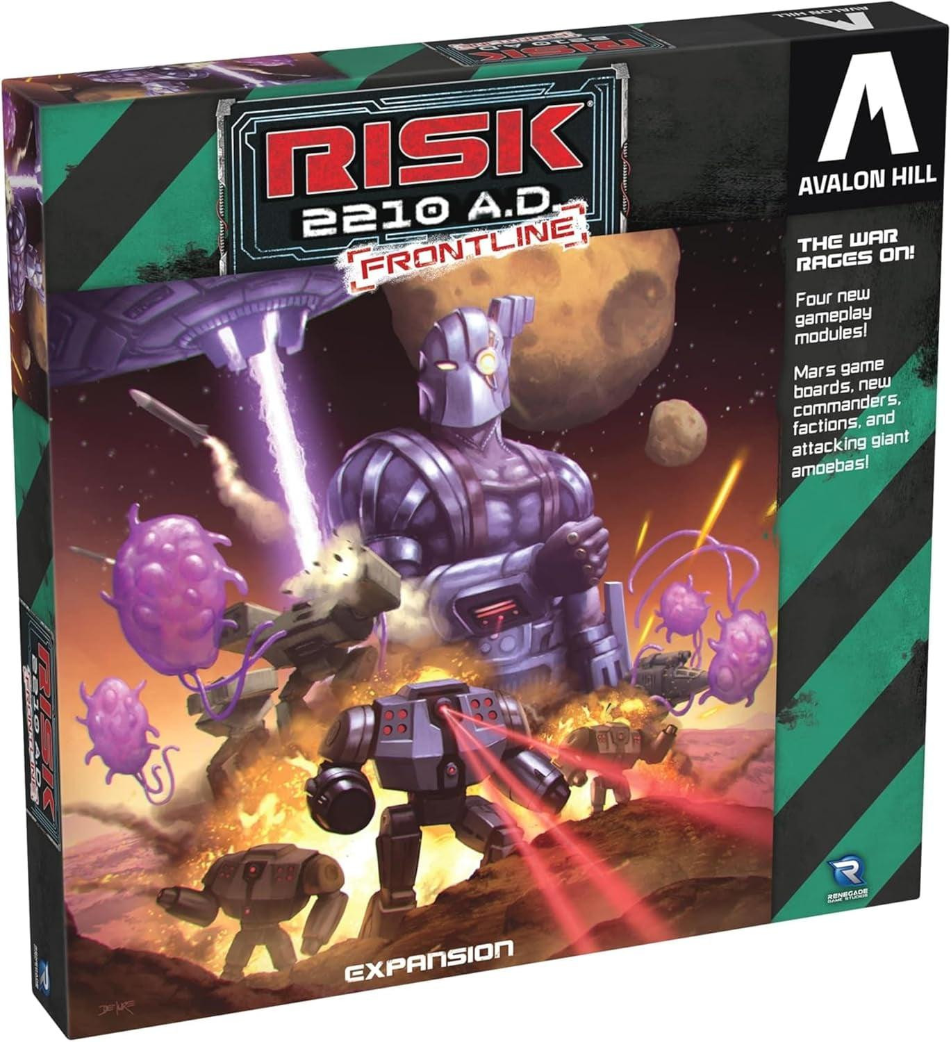 Renegade Game Studios Risk 2210 A.D. Frontline Expansion - Strategisch Oorlogsspel voor 2-5 Spelers