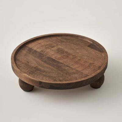 Bella Maison Wooden Round Serving Stand