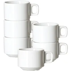 Ritzenhoff & Breker, Tasse, Bianco Espressotassen (85 ml, 6x)