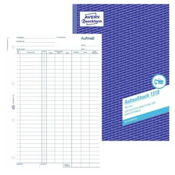 AVERY Zweckform Aufmaßbuch Formularbuch 1318 - 1 x 100 Blatt