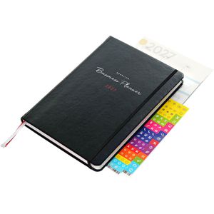 weekview Buchkalender SW11220, Business Planner, Jahr 2027, A5, Wochenplaner, 1 Woche = 2 Seiten