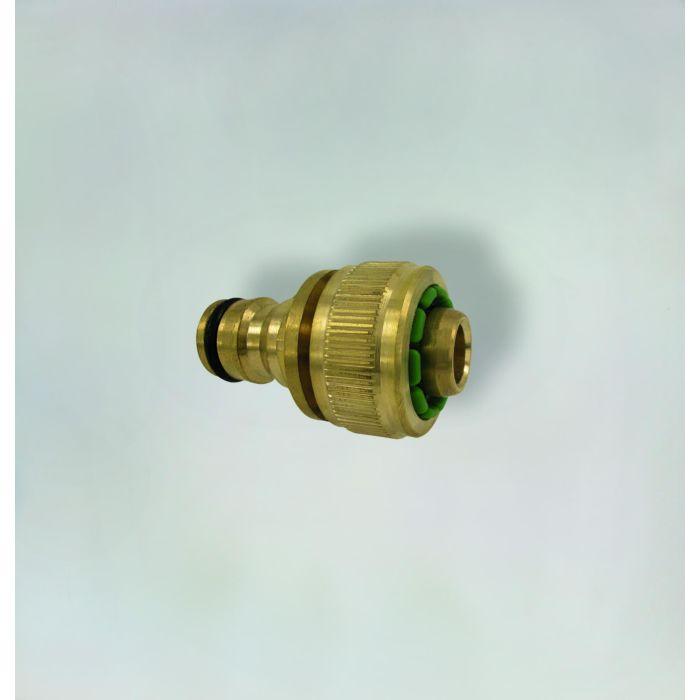 Fukana Schlauchstück mit Steckkupplung 33021 1/2", für Gardena, messing