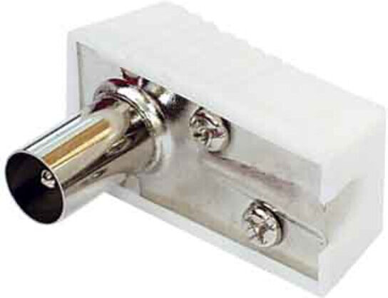 e+p Connecteur coudé coaxial KW 2 S blanc (000237100000)