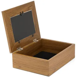 Zilverstad, Aufbewahrungsbox, Fotobox Marseille 15x10 braun/gold 7172090 (16.90 x 22 x 7.60 cm)