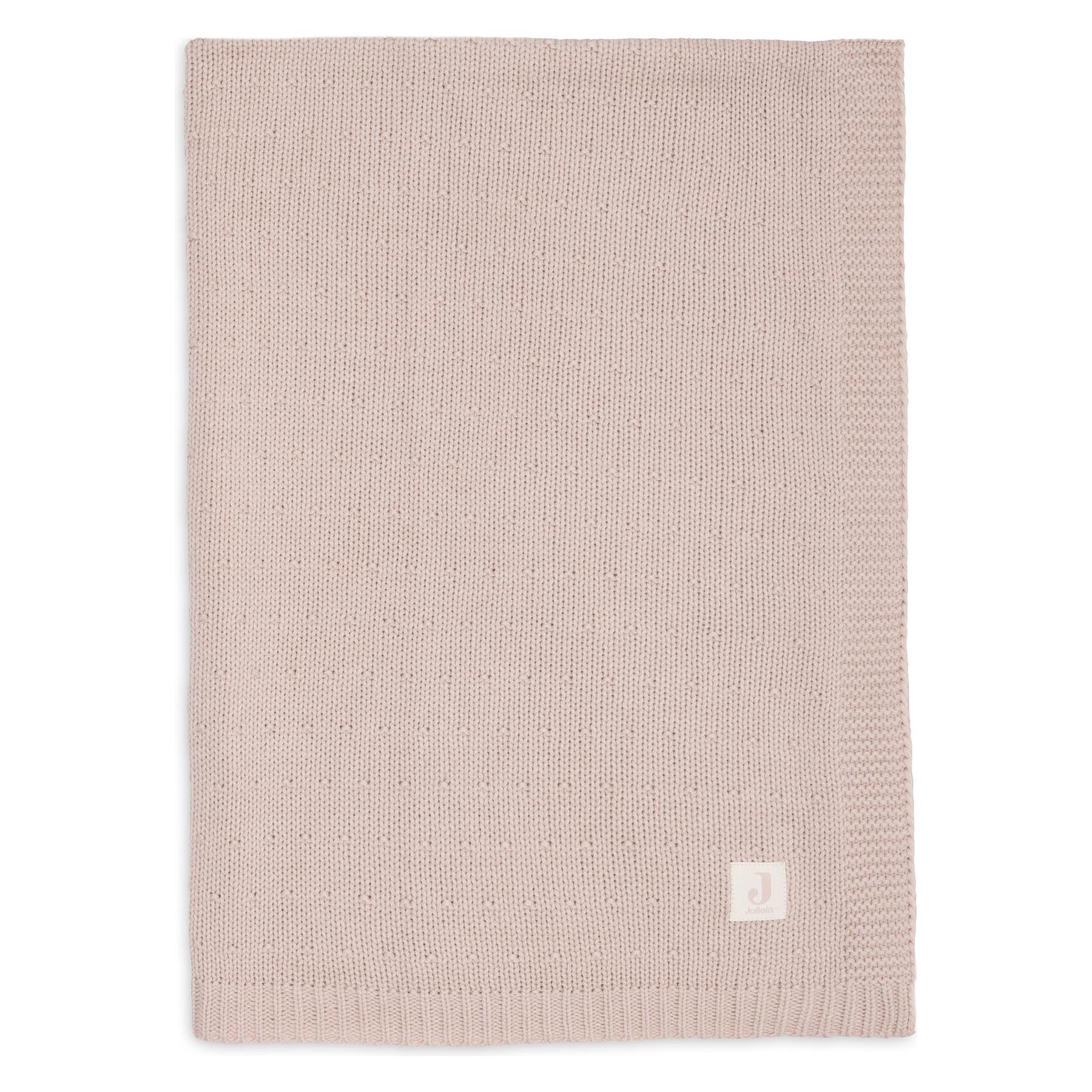 Jollein Decke Wiege 75x100cm Sprinkle Knit - Silk Rose (100 x 75 cm) (516-511-68217)