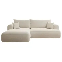 Selsey Ecksofa mit Schlaffunktion  ¦ beige ¦ Maße (cm): B: 260 H: 93