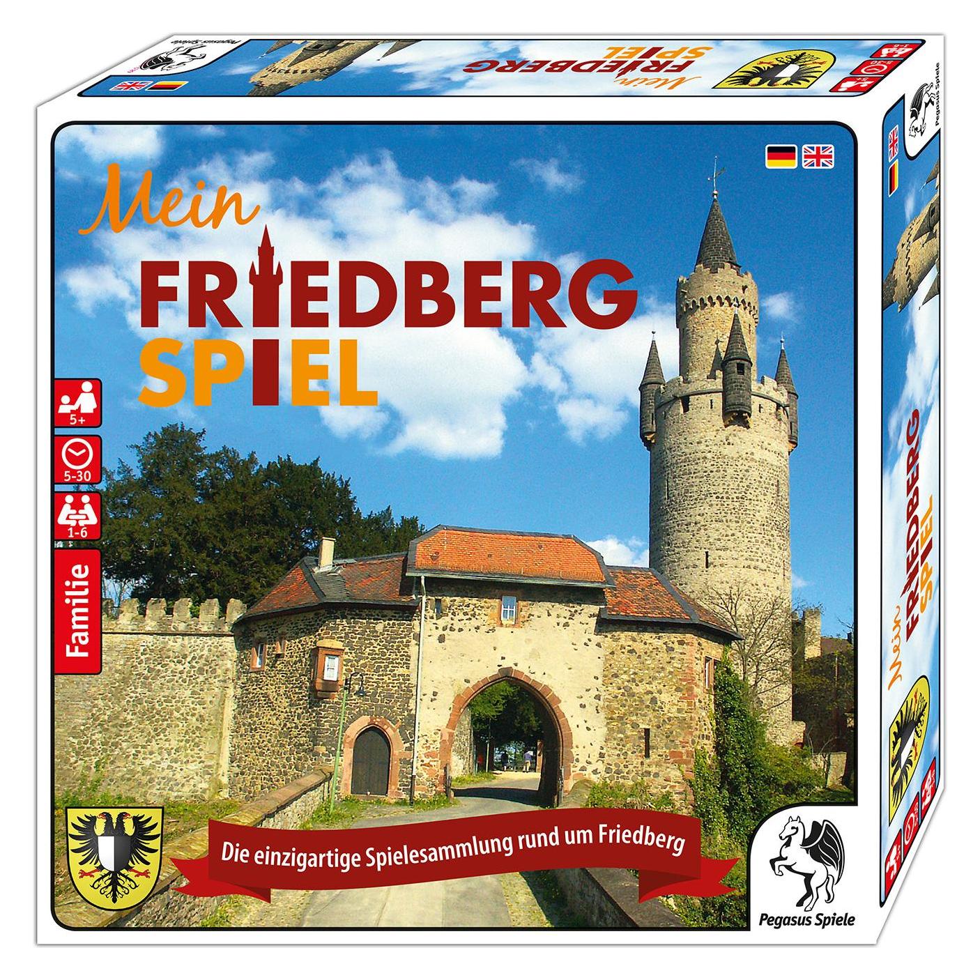 Pegasus 50500G - Mein Friedberg Spiel, Spielesammlung, 2-6 Spieler, ab 5 Jahren (2 - 6 Spieler) (50500G)