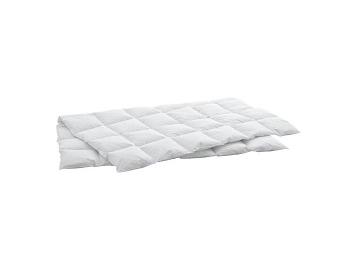 Billerbeck Kassettenduvet, Weiss, Textil, Uni, Füllung: Federn, Daunen, 200x210 cm, Made in Switzerland, Downpass, für Hausstauballergiker geeignet, weich und anschmiegsam, reines Naturprodukt, hervorragender Wärmespeicher, passt sich perfekt der Körperform an, für alle Schlafpositionen geeignet, atmungsaktiv, sehr leicht, für Seitenschläfer geeignet, für Bauchschläfer geeignet, für Rückenschläfer geeignet, Heimtextilien, Kopfkissen & Duvets, Duvets, Daunendecken