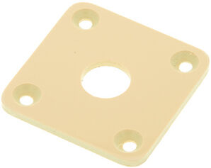 Harley Benton Parts SC-Style Jack Plate IV Ivoire