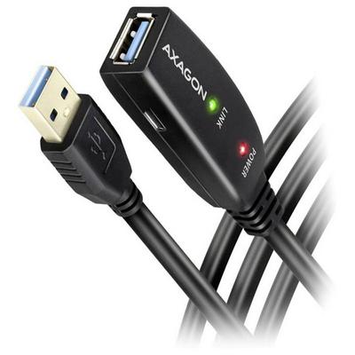 AXAGON USB-Kabel USB 3.2 Gen1 USB-A Buchse, USB-A Stecker 10m ADR-310