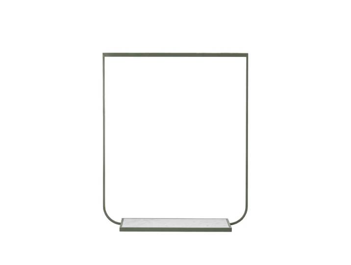 Asplund Tati porte-vêtements green khaki, large, marbre carrara