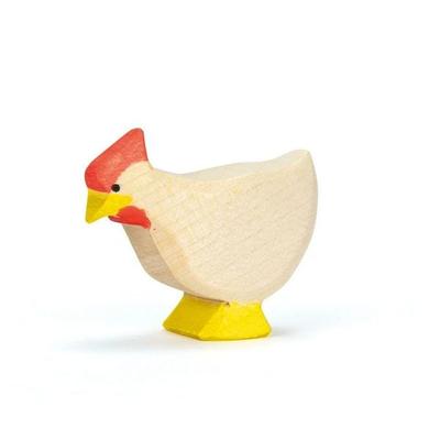 Huhn weiß stehend