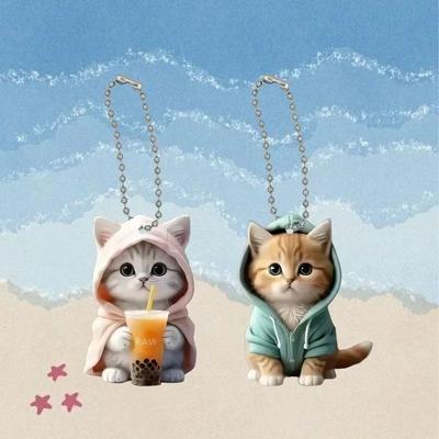 Inspire Essentials Cute Cat Car Air Freshener Vent Clip With Long Lasting Fragrance c