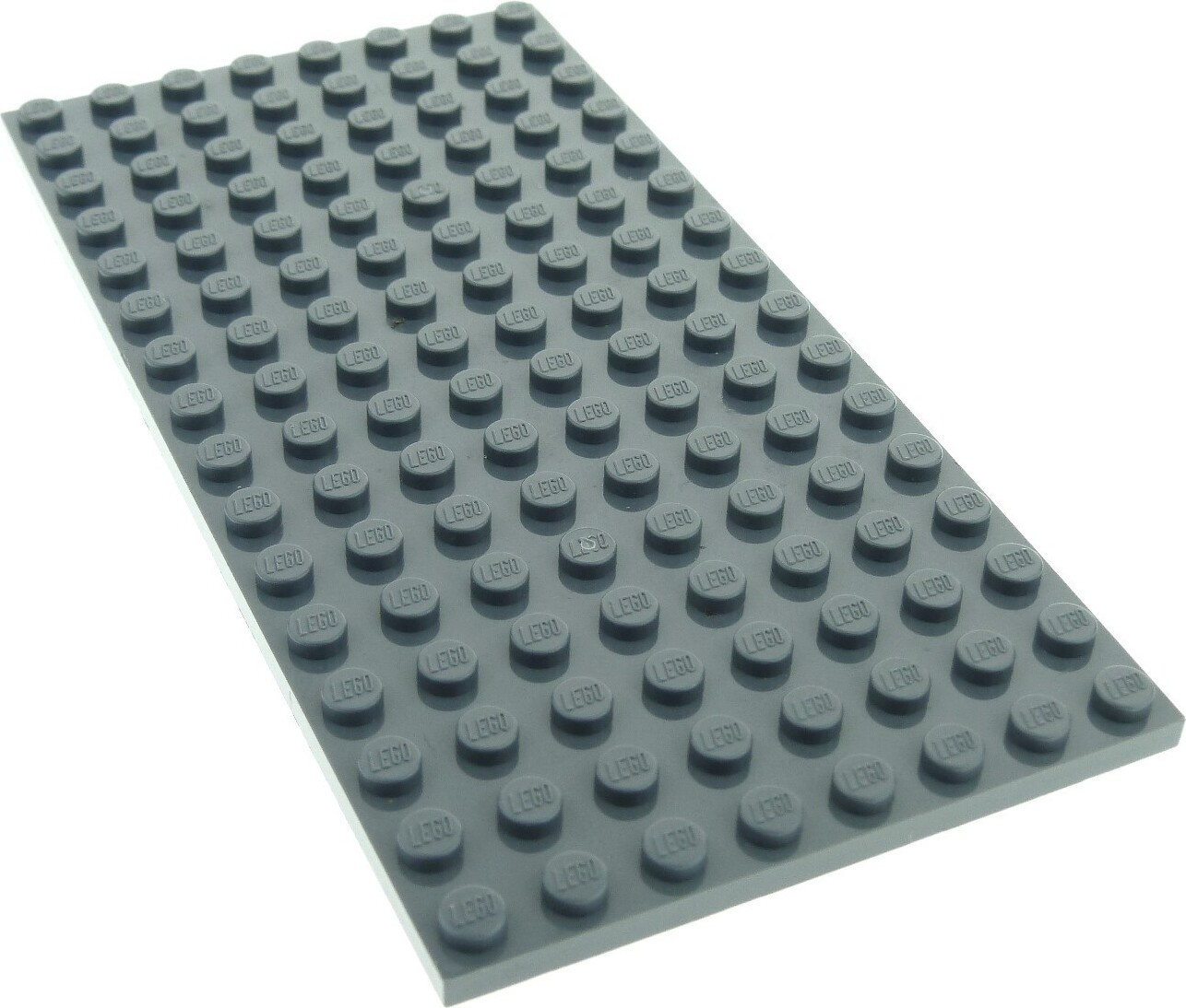 Lego bouwplaat 8x16 donkergrijs aan beide zijden bewerkbaar