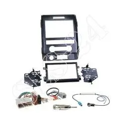 Ford F150 ab 2009 bis 2012 Doppel-Din Radioblende + Adapterkabel Autoradio Ei...
