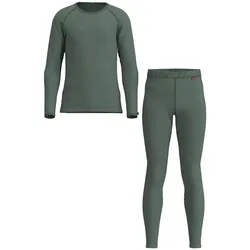 Löffler, Unisex, Funktionsunterhose, Kid's Set Long Transtex Warm (116), Grün