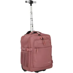 Travelite Kick Off 2 Rollen Rucksacktrolley 40 cm Laptopfach, Koffer, Rosa
