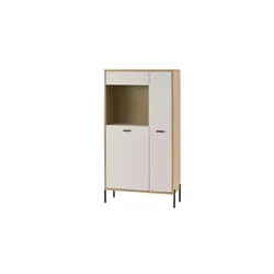 Vitrine   ¦ braun ¦ Maße (cm): B: 80 H: 150