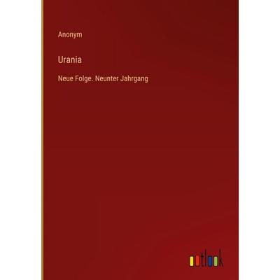 Urania, Gebundene Ausgabe von Anonym, Outlook, 978-3-368-55792-8