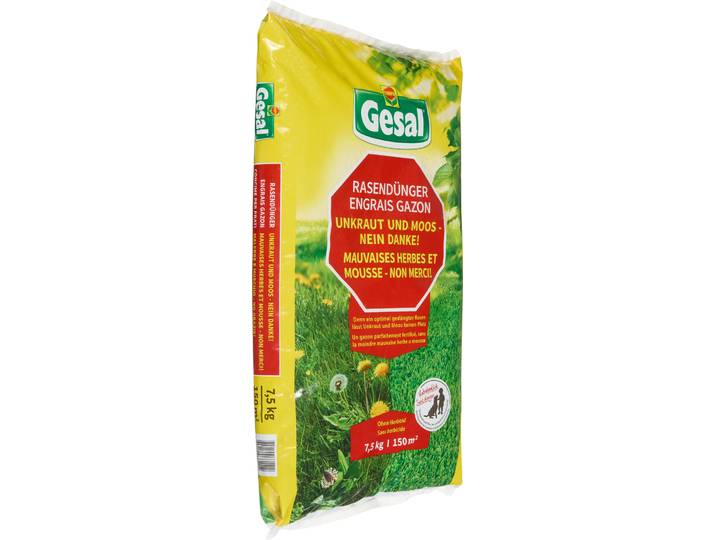 Gesal Rasendünger Unkraut&Moos-Nein danke 7.5Kg