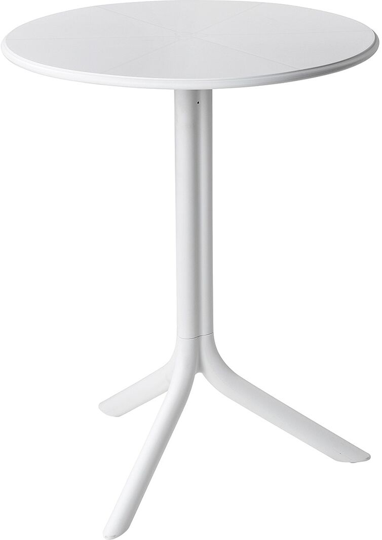 Nardi Mesa auxiliar de jardín redonda Spritz . Blanco
