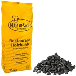 MAÎTRE GRILL® professional Holzkohle, 15kg