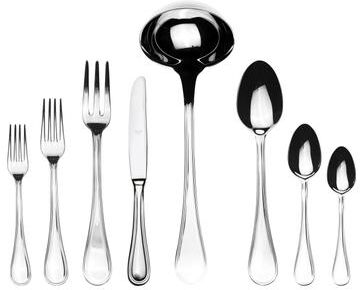 Mepra Boheme Flatware Set - 43 Pieces - Stainless Steel