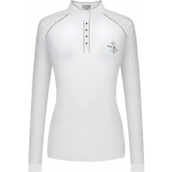 Fairplay Damen Turniershirt langarm FP Anita white weiß FS/23, Größe: 42