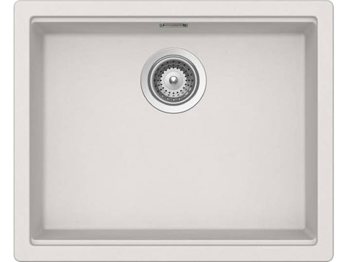 SCHOCK Küchenspüle 'LAHTI N100L New Aluminia,556 x 456, Spüle mit 1 Becken aus Cristalite, kombinierbar mit Mischbatterien, Herdplatten und Backofen, stoßfest, funktionaler Rand für Zubehör.