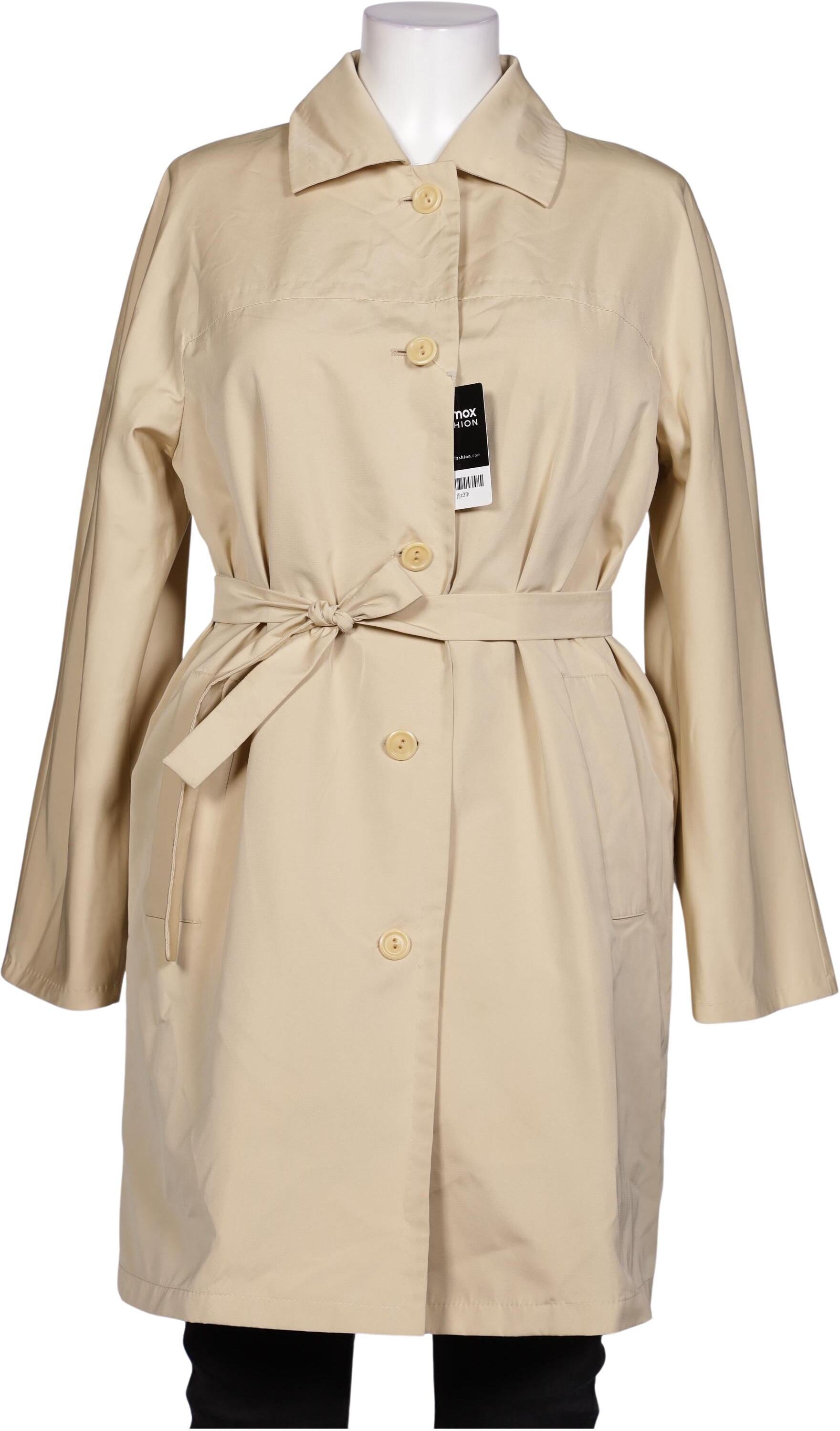 Max Mara Damen Mantel, Beige, Gr. EU 38 (IT 44), Synthetik / Viskose - Second Hand