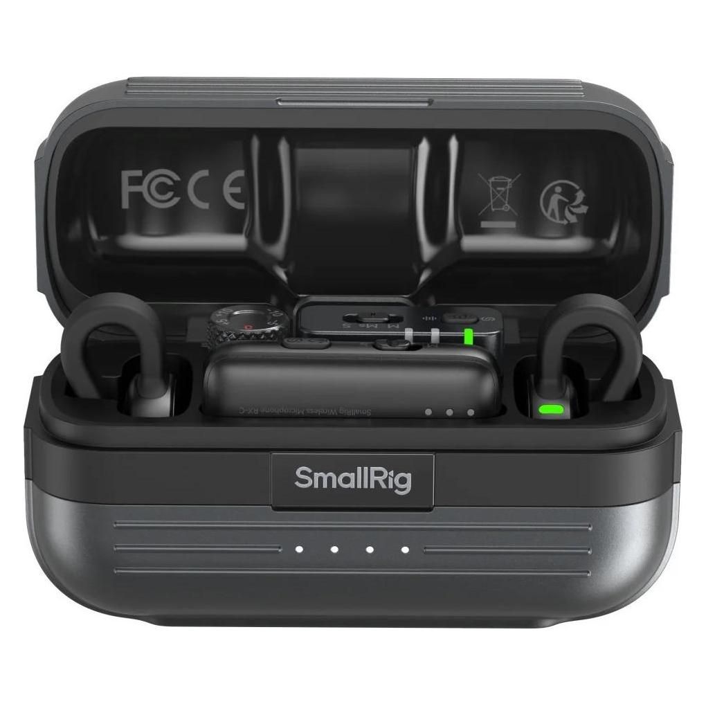 SmallRig 5715 S70 Wireless Microphone with Multi-Device Compatibility (Black) (5715)