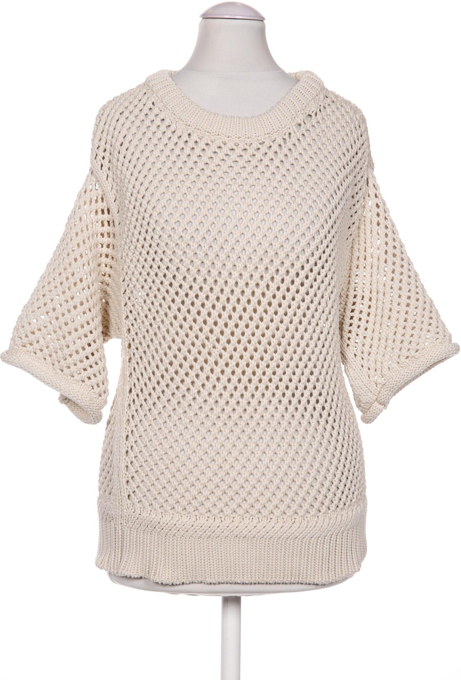 Second Female Damen Pullover, Beige, Gr. XS, Baumwolle / Synthetik - Second Hand