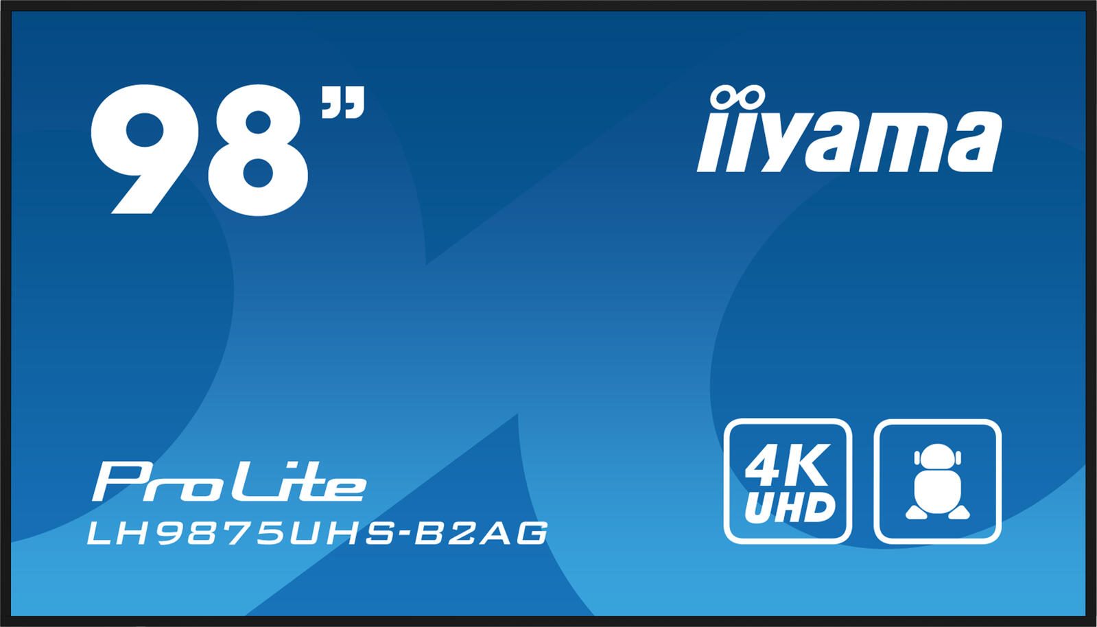 iiyama Digital Signage Display LH9875UHS-B2AG 247,7 cm (97,5 Zoll)
