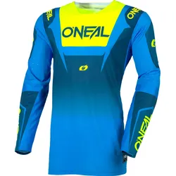ONeal Prodigy Five Five S26, Trikot - Hellblau/Neon-Gelb/Dunkelblau - S