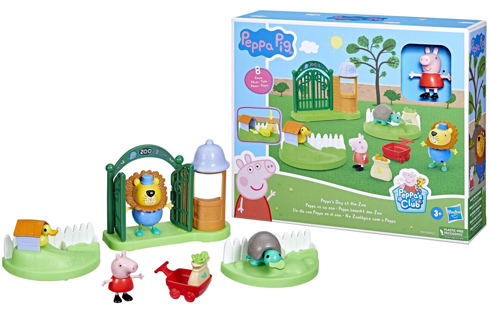 Hasbro Peppa Wutz Peppa bezoekt de dierentuin speelfiguur