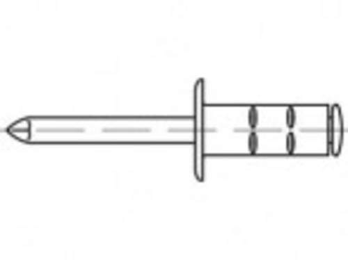 TOOLCRAFT TO-5380536 Blindniete 3.2mm Edelstahl 1000St.