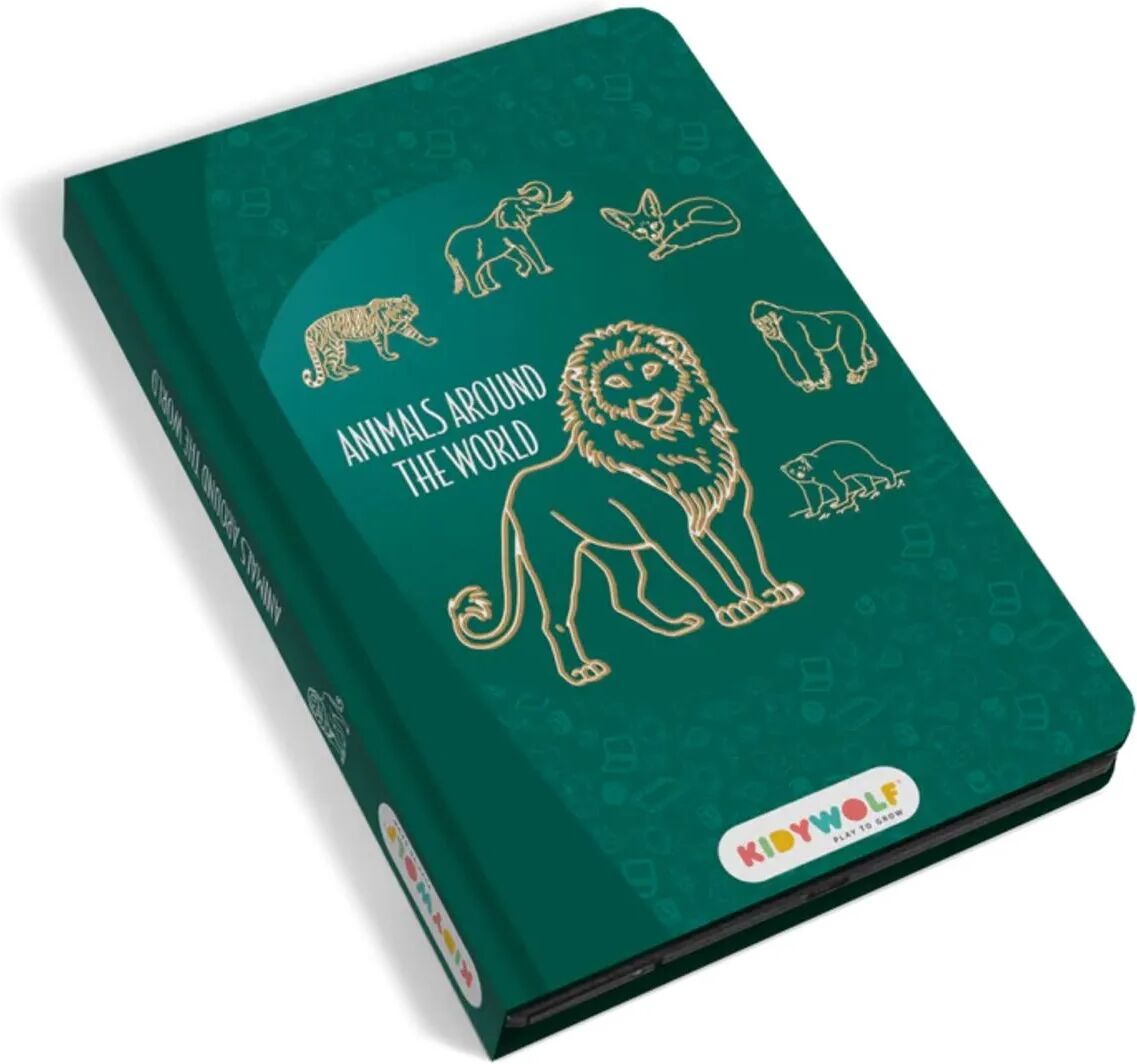 Kidywolf Tablette à dessin Kidydraw Mini - Animaux autour du monde Vert foncé taille unique