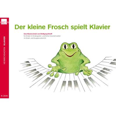 Der kleine Frosch spielt Klavier -