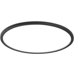 OSRAM Orbis Ultra Slm Backlight Deckenleuchte 40cm in Schwarz dimmbar 3000K - warmweißes Licht + Hintergrundlicht, dreistufige Dimmbarkeit über Wandschalter, ultraflach