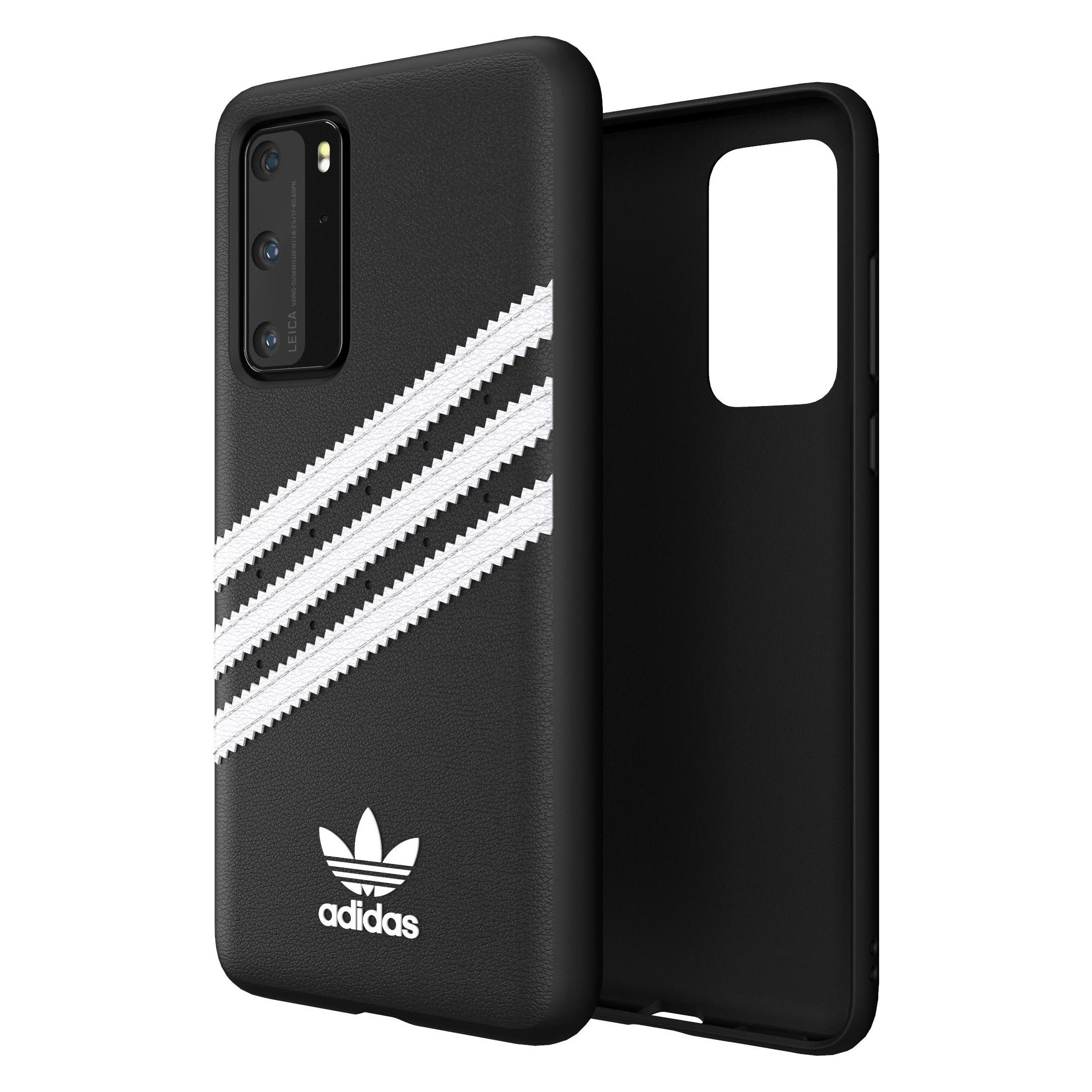 Adidas Back Cover Moulded PU Huawei P40 Schwarz (Huawei P40) (39061)