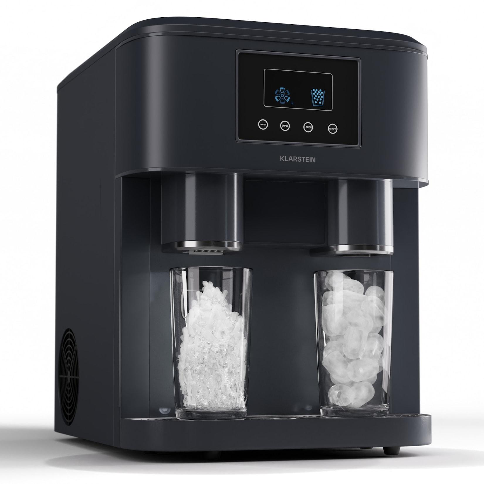 IceAge Crush Eiswürfelmaschine 2 Größen Crushed Ice Schwarz
