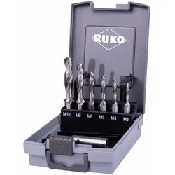 RUKO Kombi-Maschinengewindebohrer-Satz „lang“ HSS - 7-tlg. - 270020RO