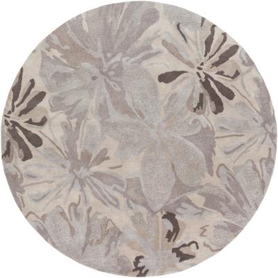 Livabliss Handmade Putty Transitional Floral Wool Area Rug