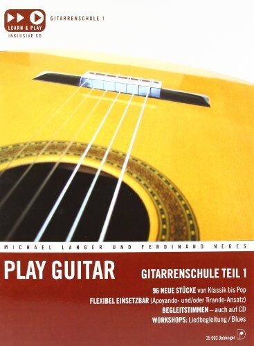 Michael Langer - Play Guitar: Gitarrenschule Teil 1 (incl. CD) - Preis vom 17.10.2026 19:25:27 h