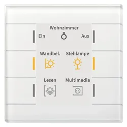 MDT BE-GT20W.02, Schalter + Taster, Weiss