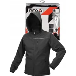 Yato,  Kurtka Softshell Z Kapturem Czarna Rozm. XL (XL)