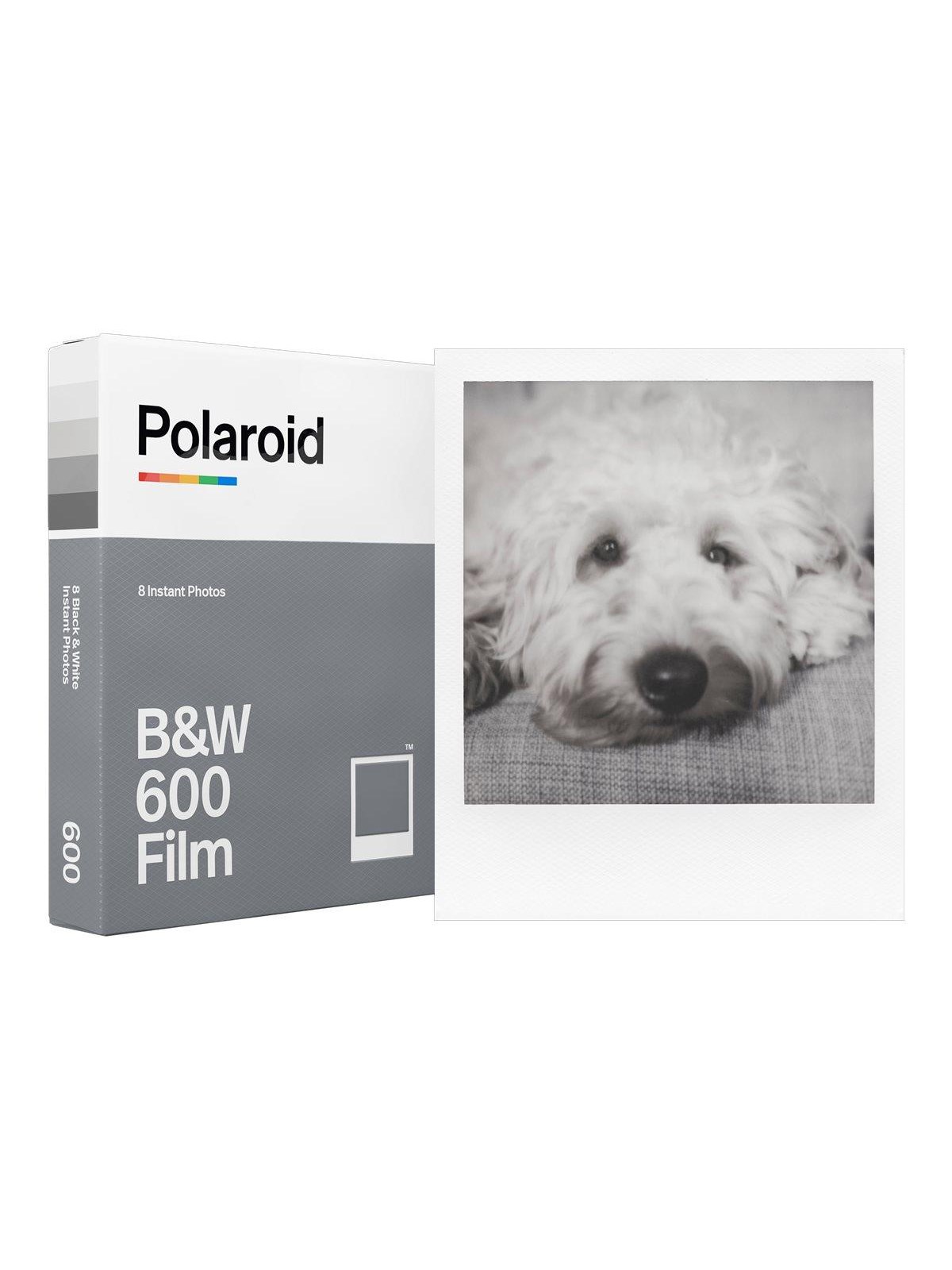 Polaroid Black & White Film 600 Type (8 Exposures) - White Frame