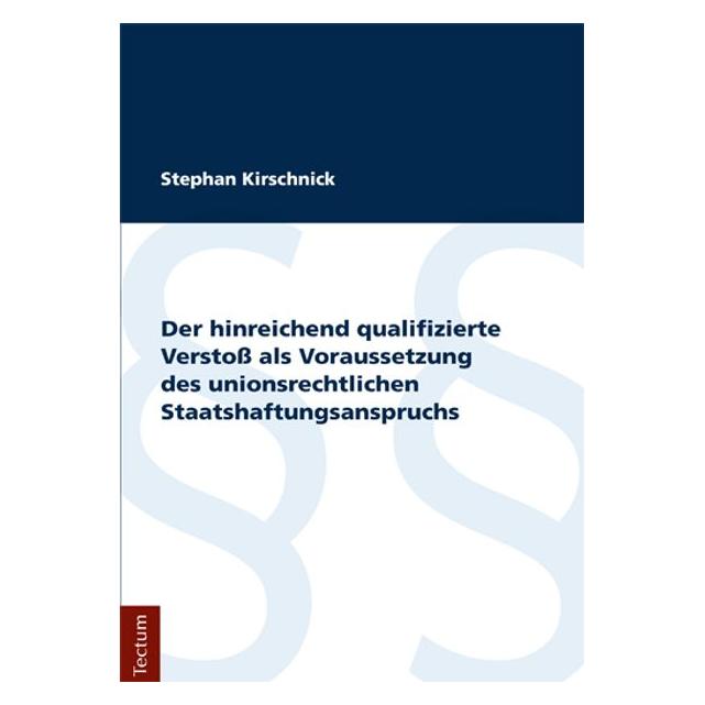 Tectum Kirschnick:Der hinreichend qualifiziert (Deutsch, Softcover, Stephan Kirschnick) (55600809)