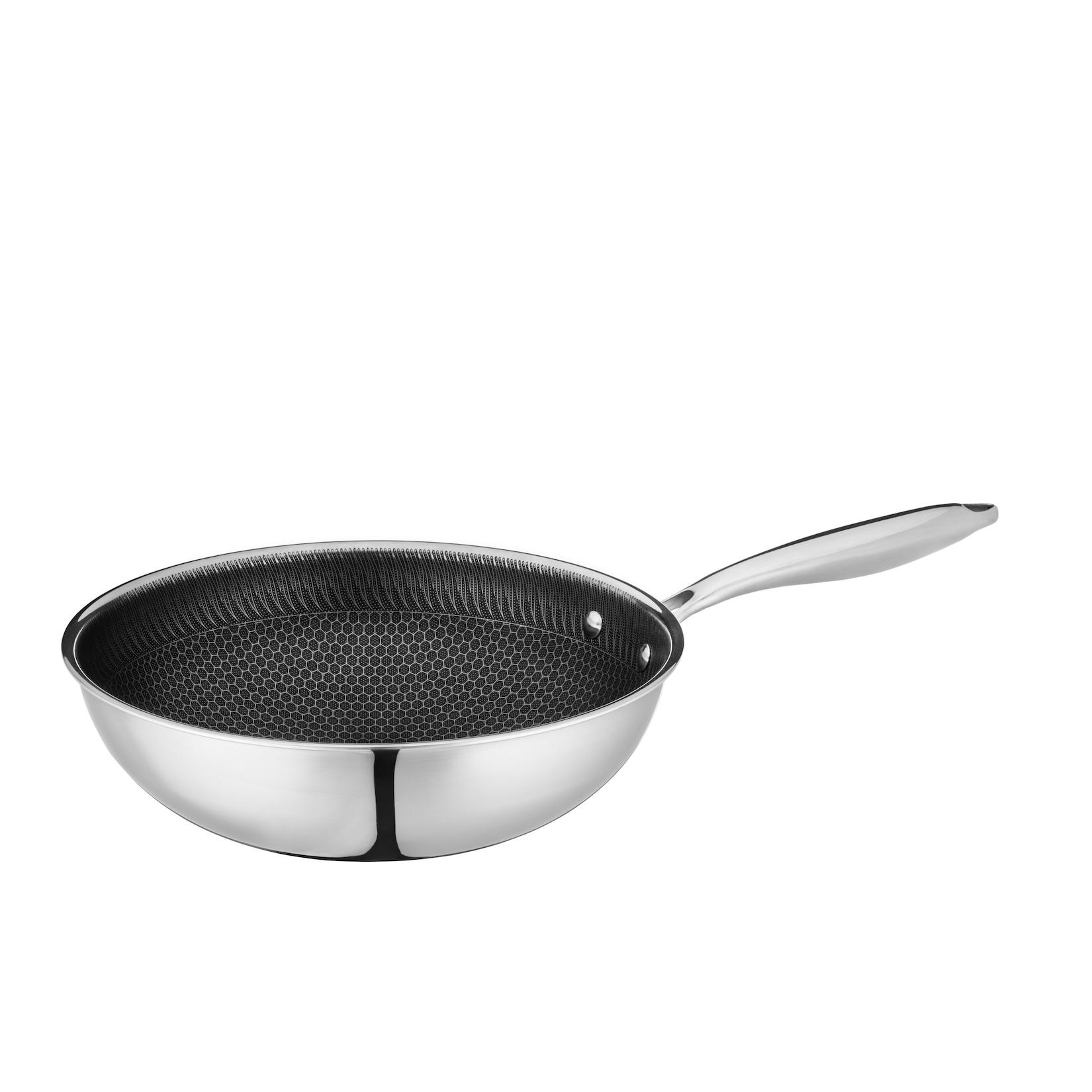 Mäser Wok, Edelstahl Hestia Schwarz / Silber