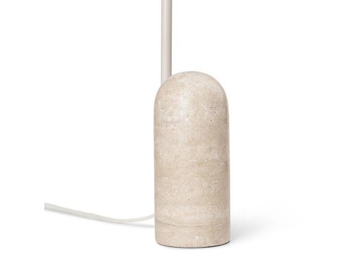 Arum Tischleuchte Cashmere - Ferm Living - Wohnzimmer - Design - Marmor - Einflammig